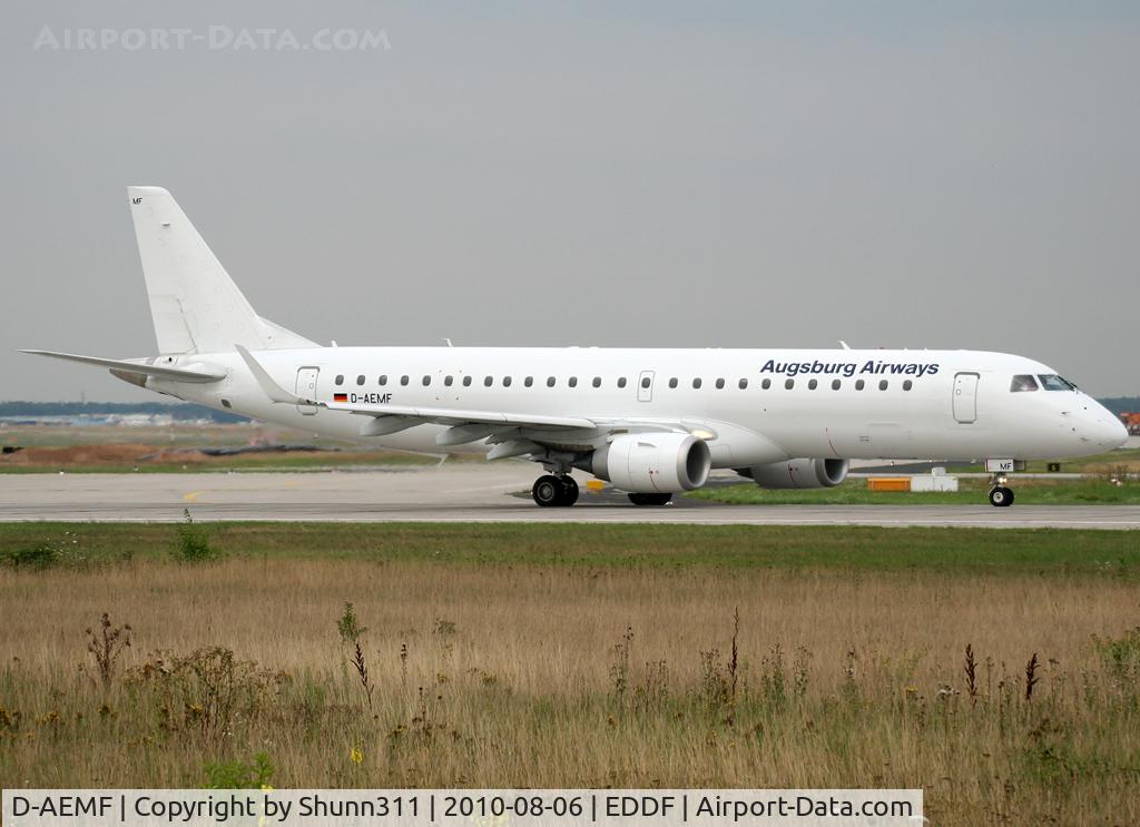 D-AEMF, 2009 Embraer 190AR (ERJ-190-100IGW) C/N 19000310, Taking off rwy 18