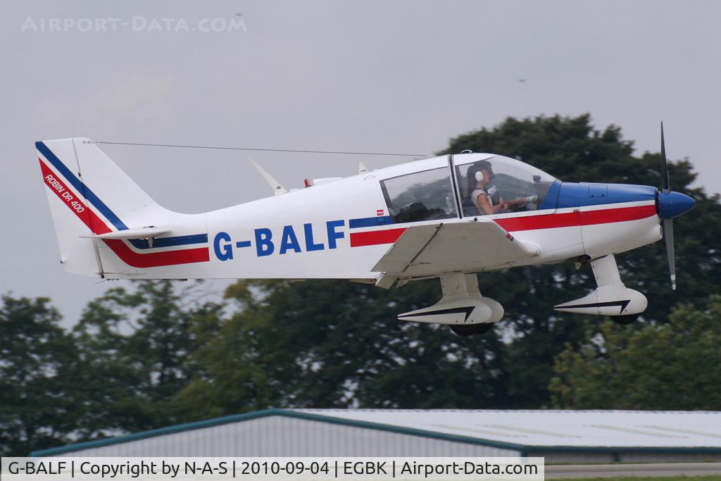 G-BALF, 1972 Robin DR-400-140 Earl Major C/N 772, LAA Rally 2010