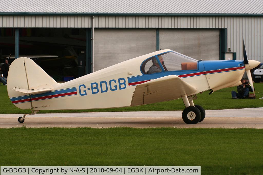 G-BDGB, 1977 Gardan Minicab (JB01 Standard) C/N PFA 1819, LAA Rally 2010