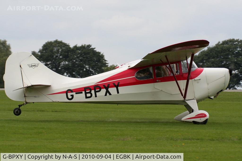 G-BPXY, 1947 Aeronca 11AC Chief C/N 11AC-S-50, LAA Rally 2010