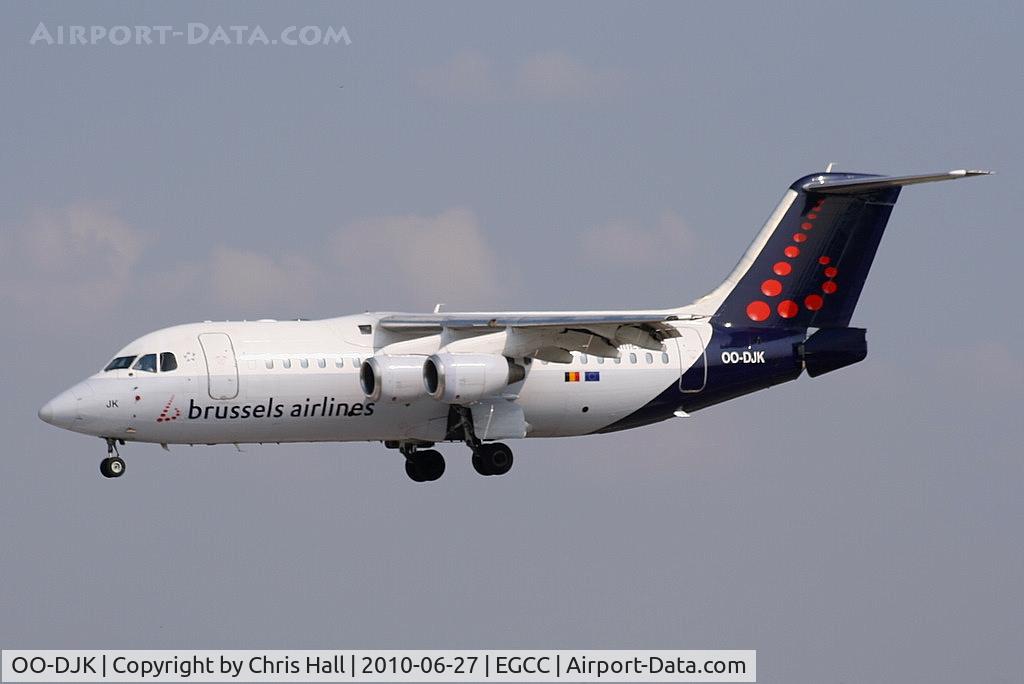 OO-DJK, 1995 British Aerospace Avro 146-RJ85 C/N E.2271, Brussels Airlines