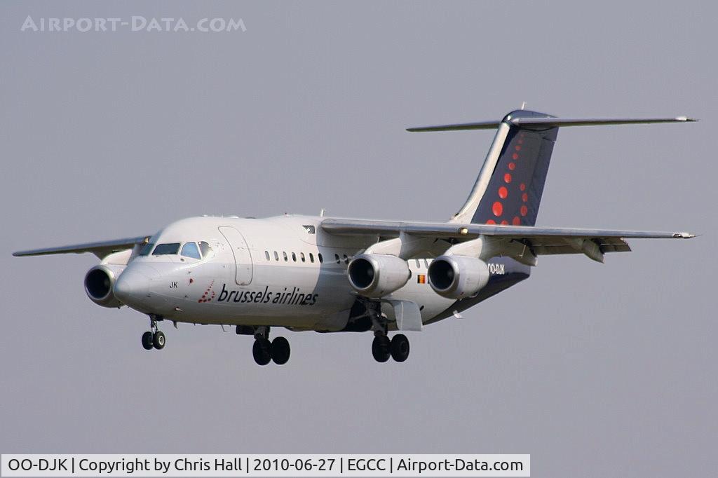 OO-DJK, 1995 British Aerospace Avro 146-RJ85 C/N E.2271, Brussels Airlines