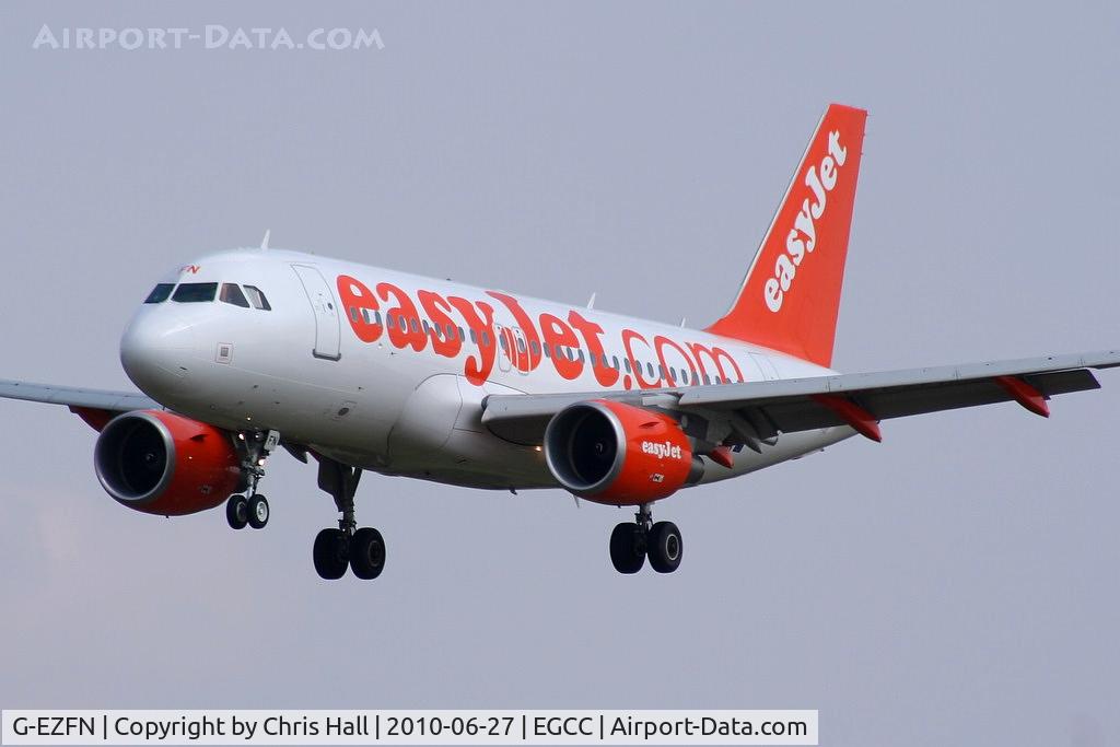 G-EZFN, 2009 Airbus A319-111 C/N 4076, easyJet