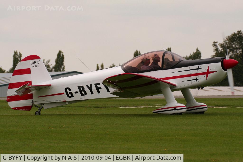 G-BYFY, 1992 Mudry CAP-10B C/N 263, LAA Rally 2010