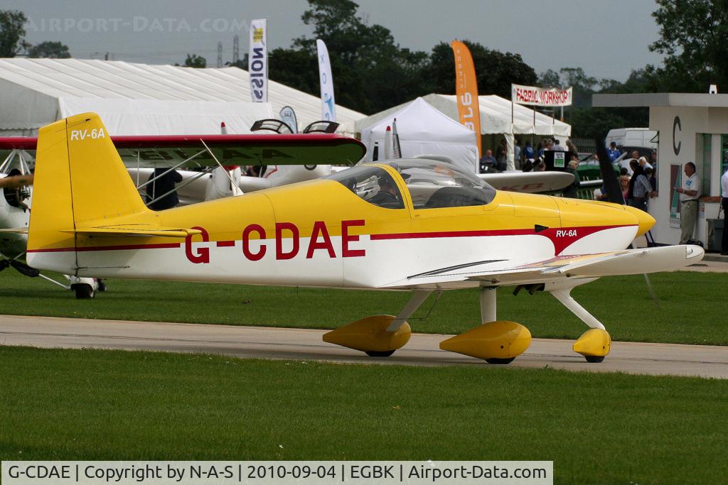 G-CDAE, 2005 Vans RV-6A C/N PFA 181A-13018, LAA Rally 2010