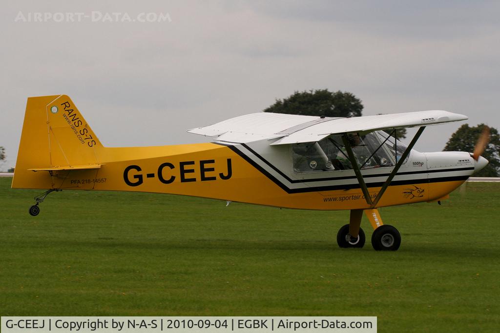 G-CEEJ, 2006 Rans S-7S Courier C/N PFA 218-14557, LAA Rally 2010