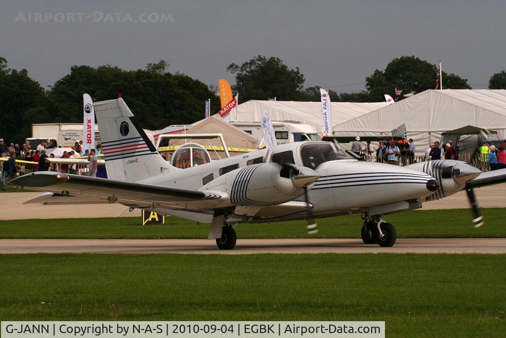 G-JANN, 1988 Piper PA-34-220T Seneca III C/N 34-33133, LAA Rally 2010