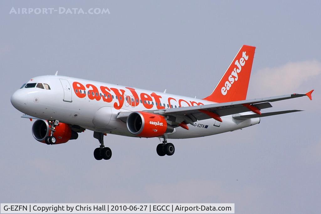G-EZFN, 2009 Airbus A319-111 C/N 4076, easyJet