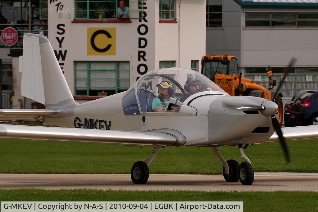 G-MKEV, 2009 Aerotechnik EV-97 Eurostar C/N LAA 315-14830, LAA Rally 2010