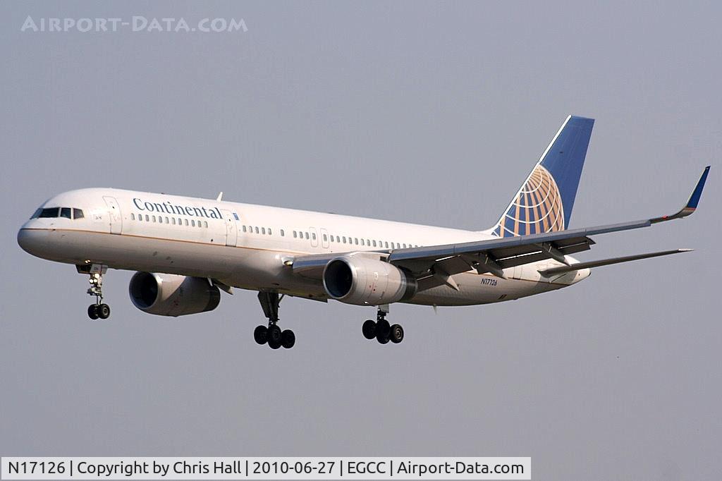 N17126, 1998 Boeing 757-224 C/N 27566, Continental Airlines