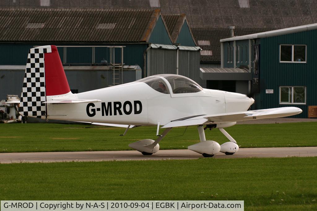 G-MROD, 2007 Vans RV-7A C/N PFA 323-14432, LAA Rally 2010