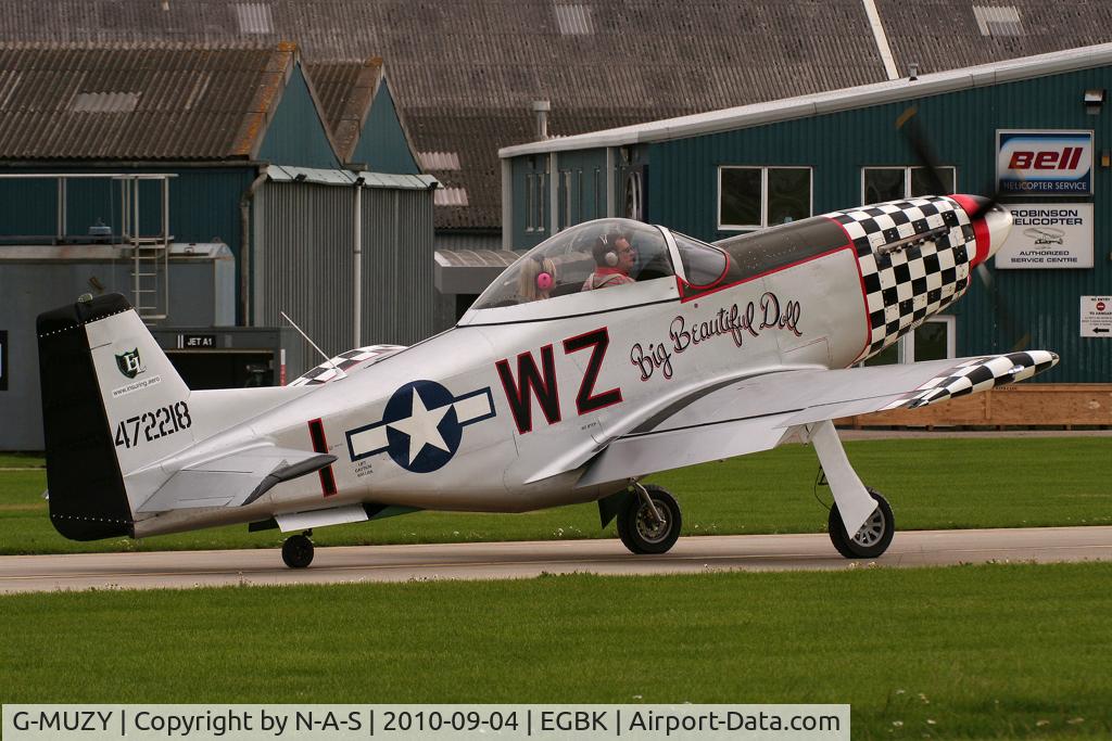 G-MUZY, 2008 Titan T-51 Mustang C/N LAA 355-14831, LAA Rally 2010