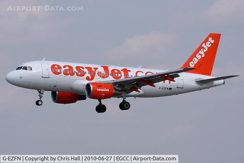 G-EZFN, 2009 Airbus A319-111 C/N 4076, easyJet