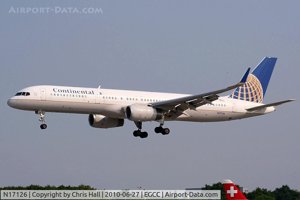 N17126, 1998 Boeing 757-224 C/N 27566, Continental Airlines