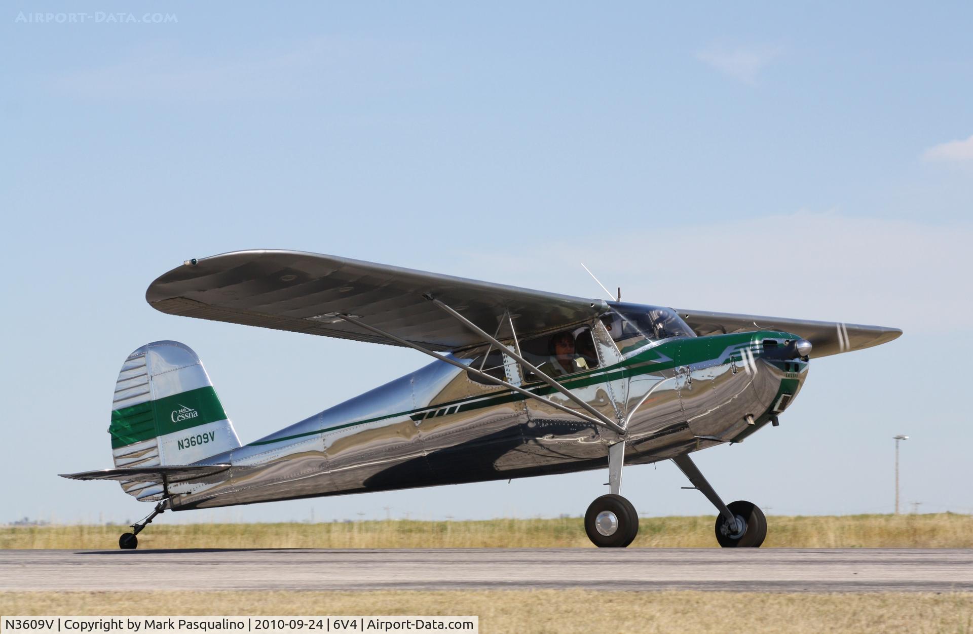 N3609V, 1948 Cessna 140 C/N 14877, Cessna 140