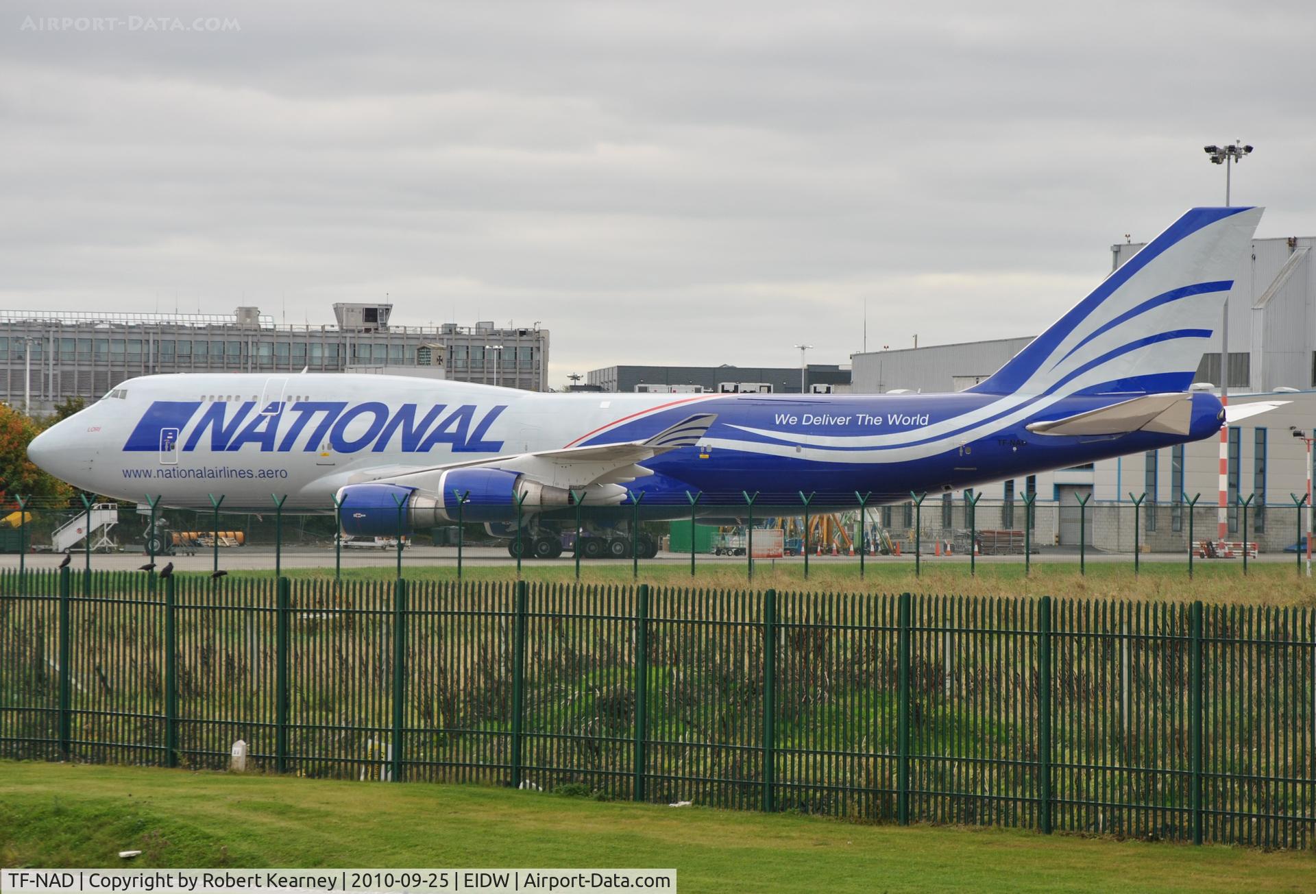 TF-NAD, 1993 Boeing 747-428BCF C/N 25630, Parked outside the main hanger