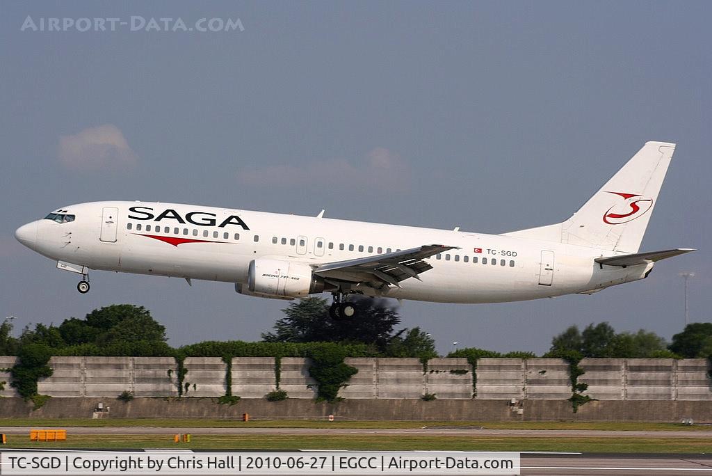 TC-SGD, 1997 Boeing 737-48E C/N 25773, Saga Airlines Boeing 737-48E