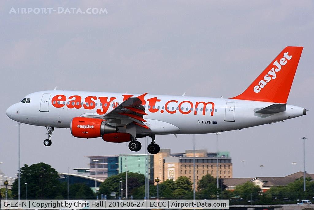G-EZFN, 2009 Airbus A319-111 C/N 4076, easyJet