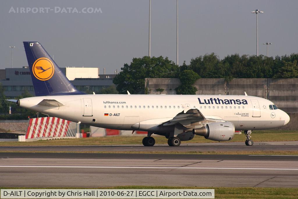 D-AILT, 1997 Airbus A319-114 C/N 738, Lufthansa