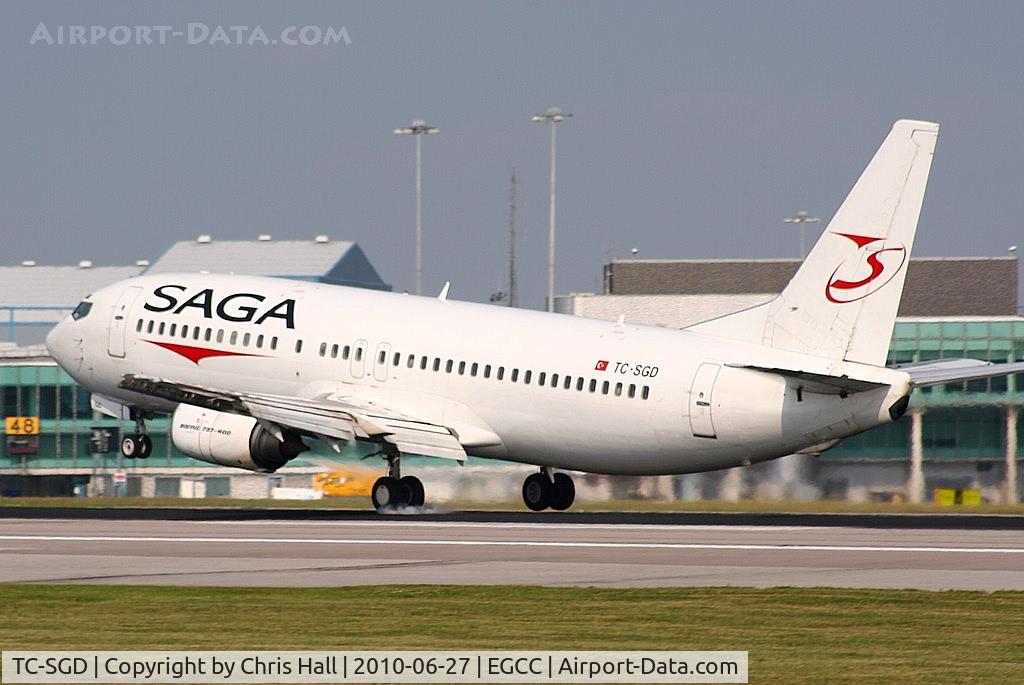 TC-SGD, 1997 Boeing 737-48E C/N 25773, Saga Airlines
