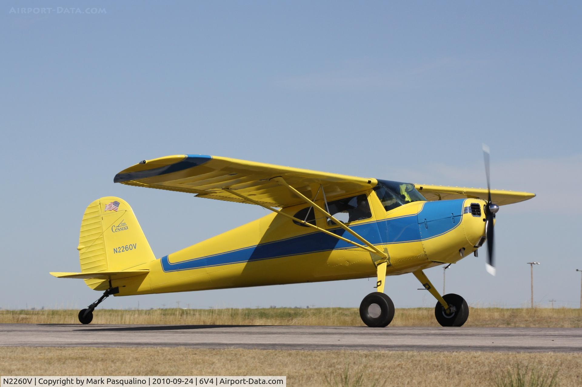 N2260V, 1948 Cessna 140 C/N 14491, Cessna 140