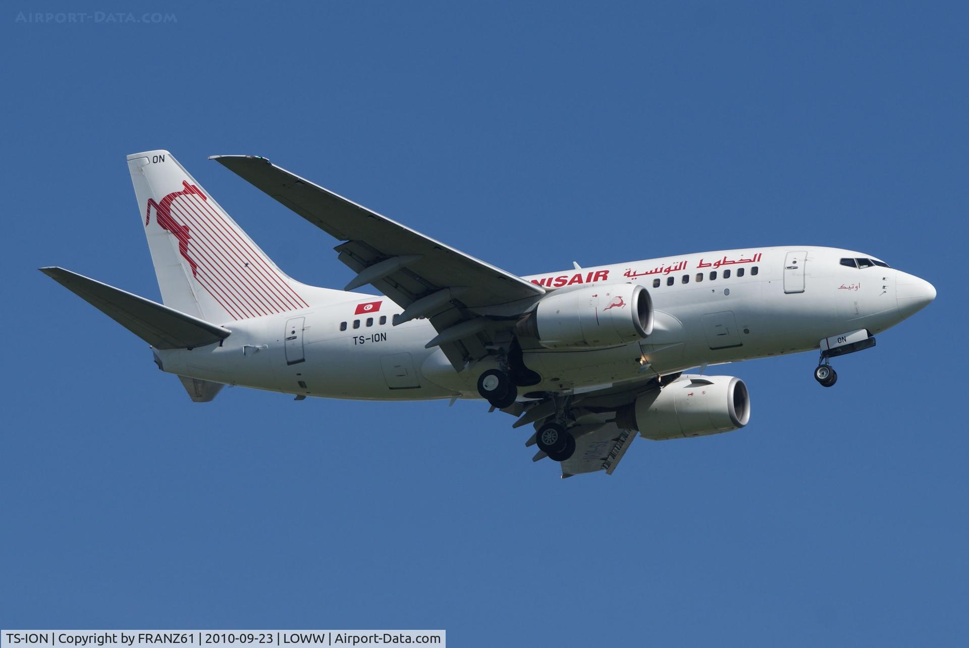 TS-ION, 2000 Boeing 737-6H3 C/N 29499, Tunisair