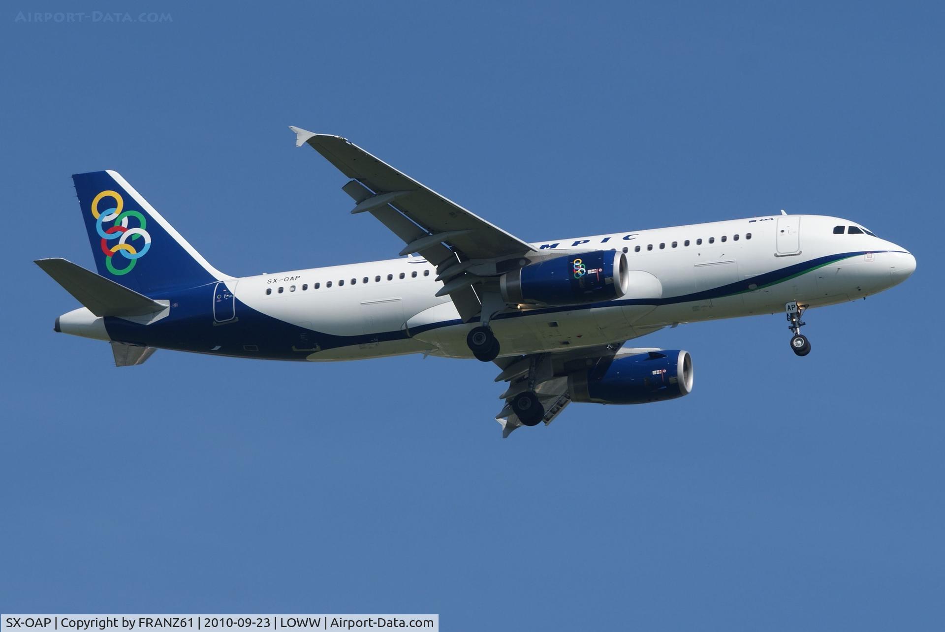 SX-OAP, 2009 Airbus A320-232 C/N 4065, Olympic