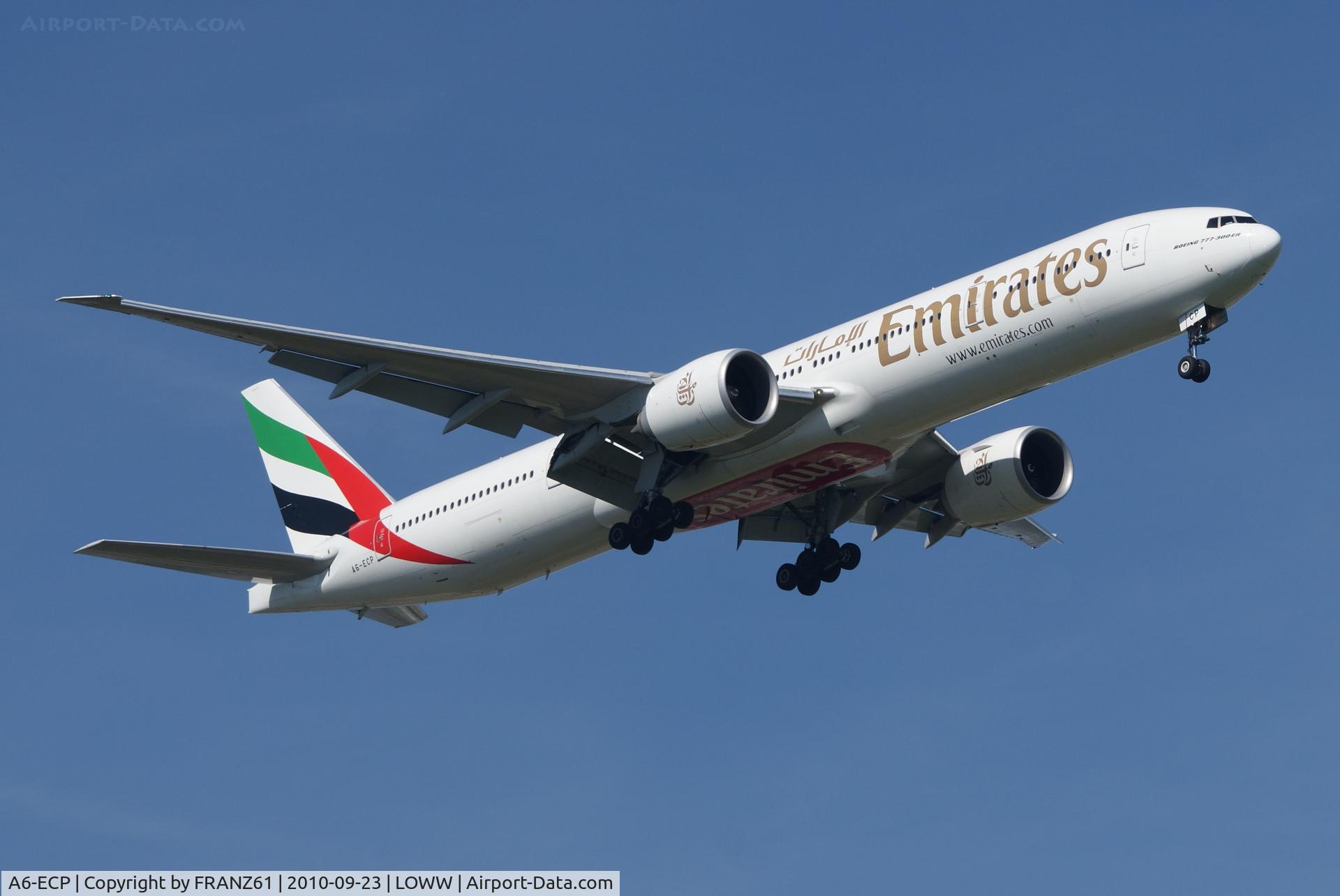 A6-ECP, 2009 Boeing 777-36N/ER C/N 37707, Emirates Airlines