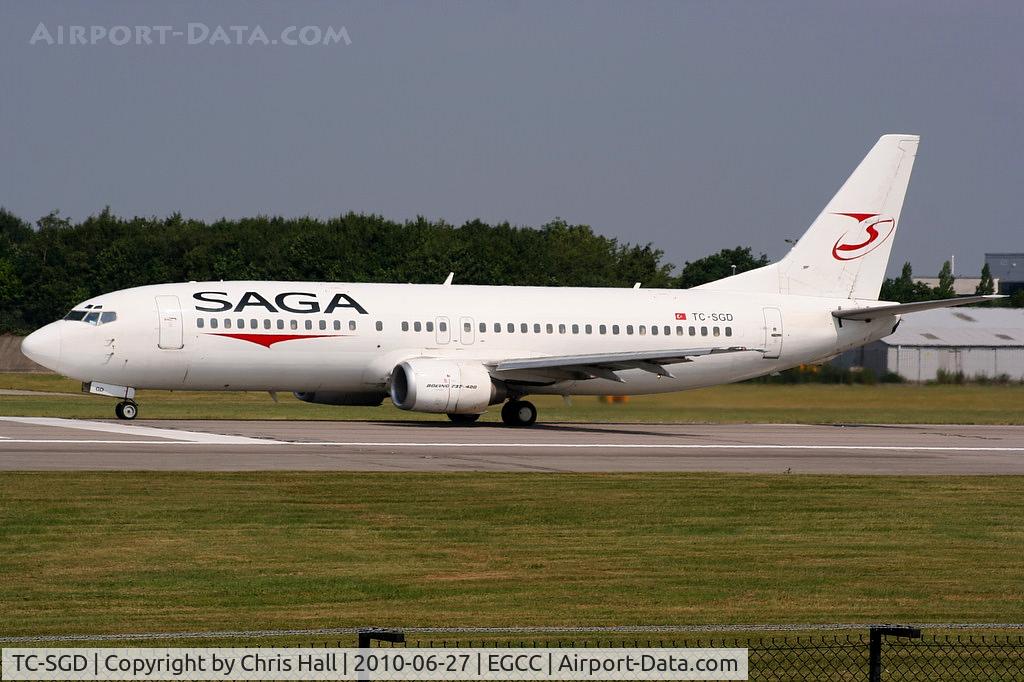 TC-SGD, 1997 Boeing 737-48E C/N 25773, Saga Airlines