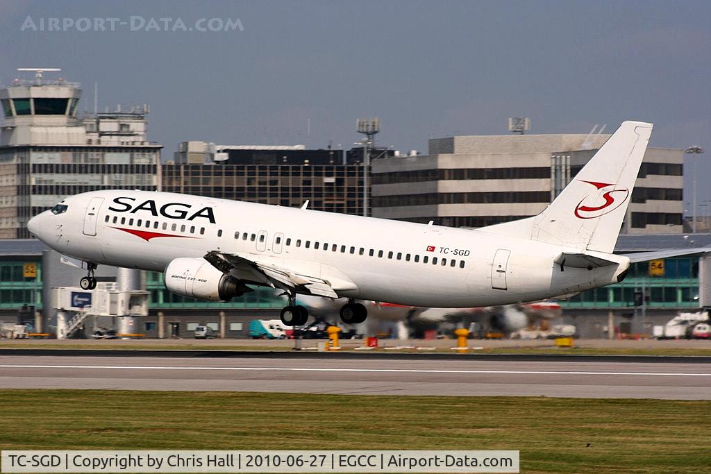 TC-SGD, 1997 Boeing 737-48E C/N 25773, Saga Airlines
