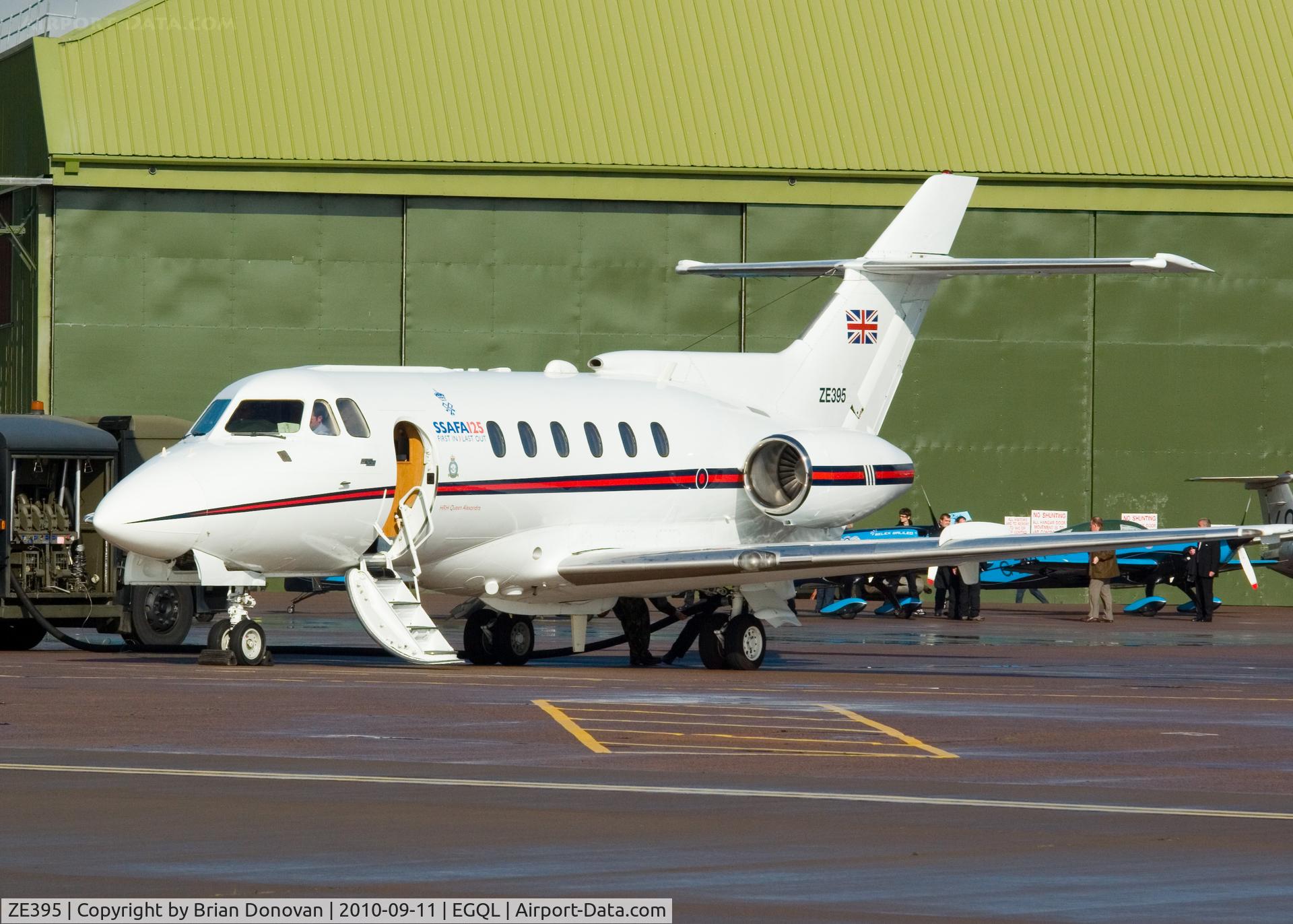 ZE395, British Aerospace BAe-125 CC.3 C/N 257205, At RAF Leuchars Airshow 2010