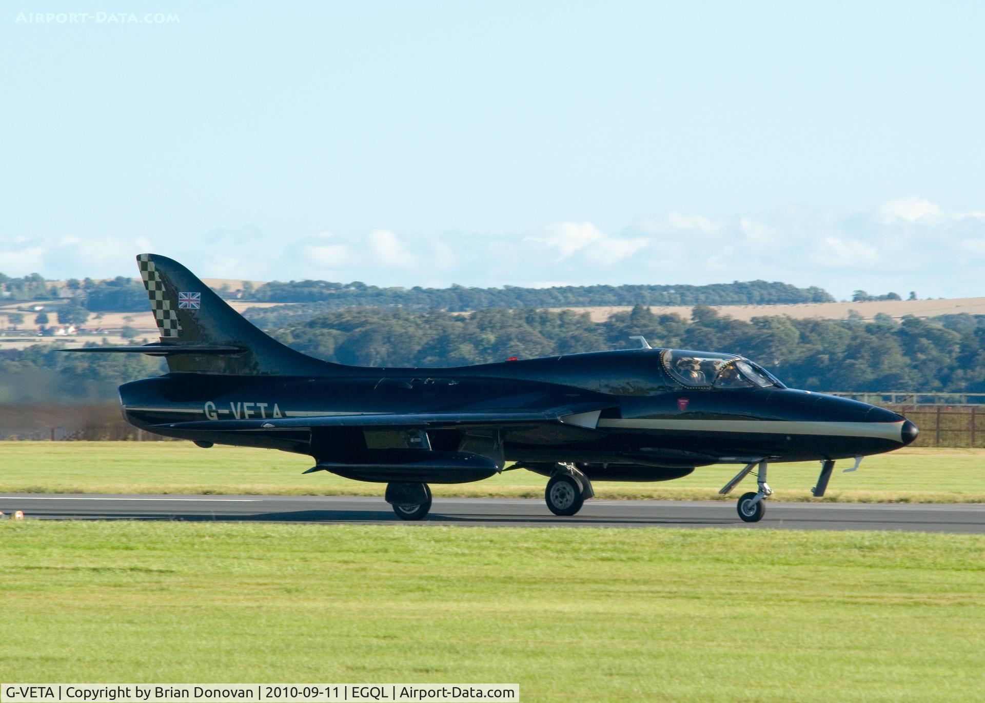 G-VETA, 1958 Hawker Hunter T.7 C/N 41H-693751, Team Viper at RAF Leuchars Airshow 2010