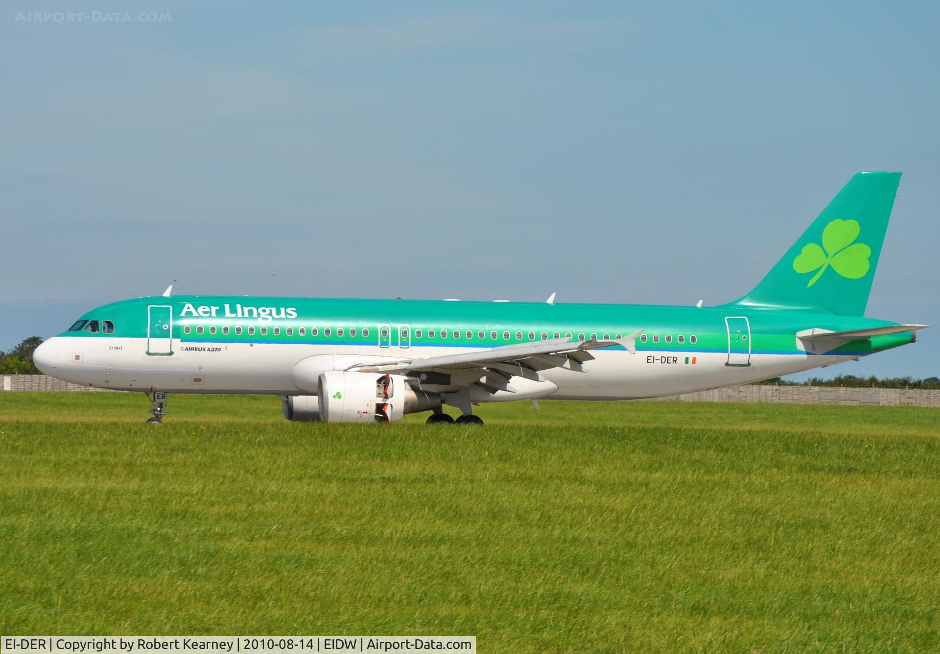 EI-DER, 2005 Airbus A320-214 C/N 2583, Rolling to a stop on r/w 28