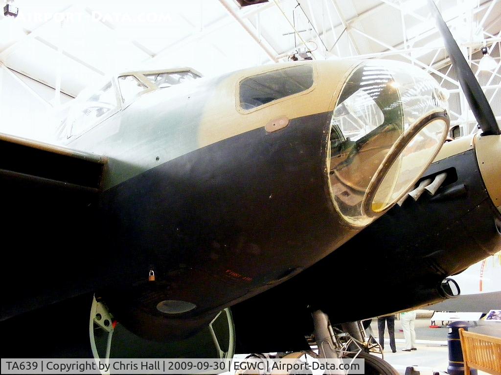 TA639, 1945 De Havilland DH-98 Mosquito TT.35 C/N Not found TA639, de Havilland Mosquito which was used in the film '633 Squadron' at the RAF Museum, Cosford