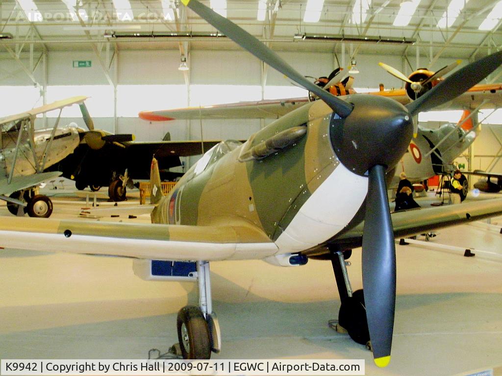 K9942, 1939 Supermarine Spitfire Mk IA C/N 6S/30225, built in April 1939, this is the oldest surviving example of a Spitfire mkI