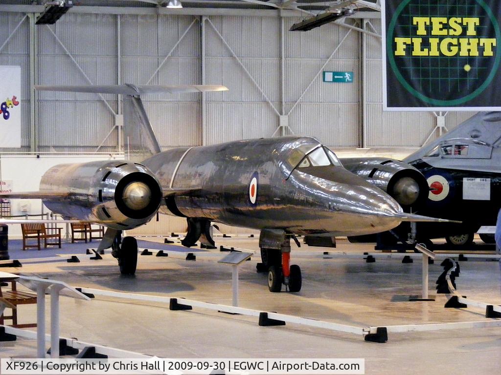 XF926, 1963 Bristol 188 C/N 13519, Although a maximum speed of Mach 1.88 was reached this fell short of the required Mach 2 performance. This, combined with fuel leaks, an endurance of only 25 minutes and the cancellation of the Avro 730, led to the cancellation of the Bristol 188 project