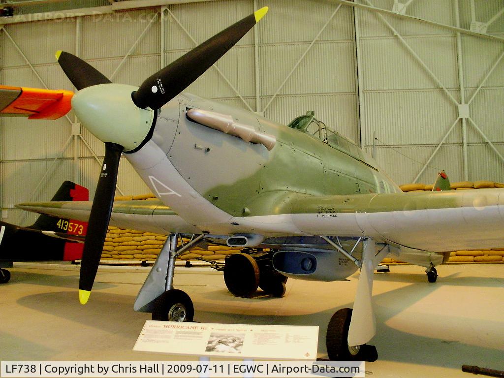 LF738, 1944 Hawker Hurricane IIC C/N Not found LF738, Hawker Hurricane IICB, Preserved at the RAF Museum, Cosford