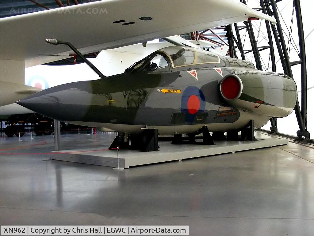 XN962, 1963 Blackburn Buccaneer S.1 C/N B3-17-62, Blackburn Buccaneer S1 Nose section, preserved at the RAF Museum, Cosford