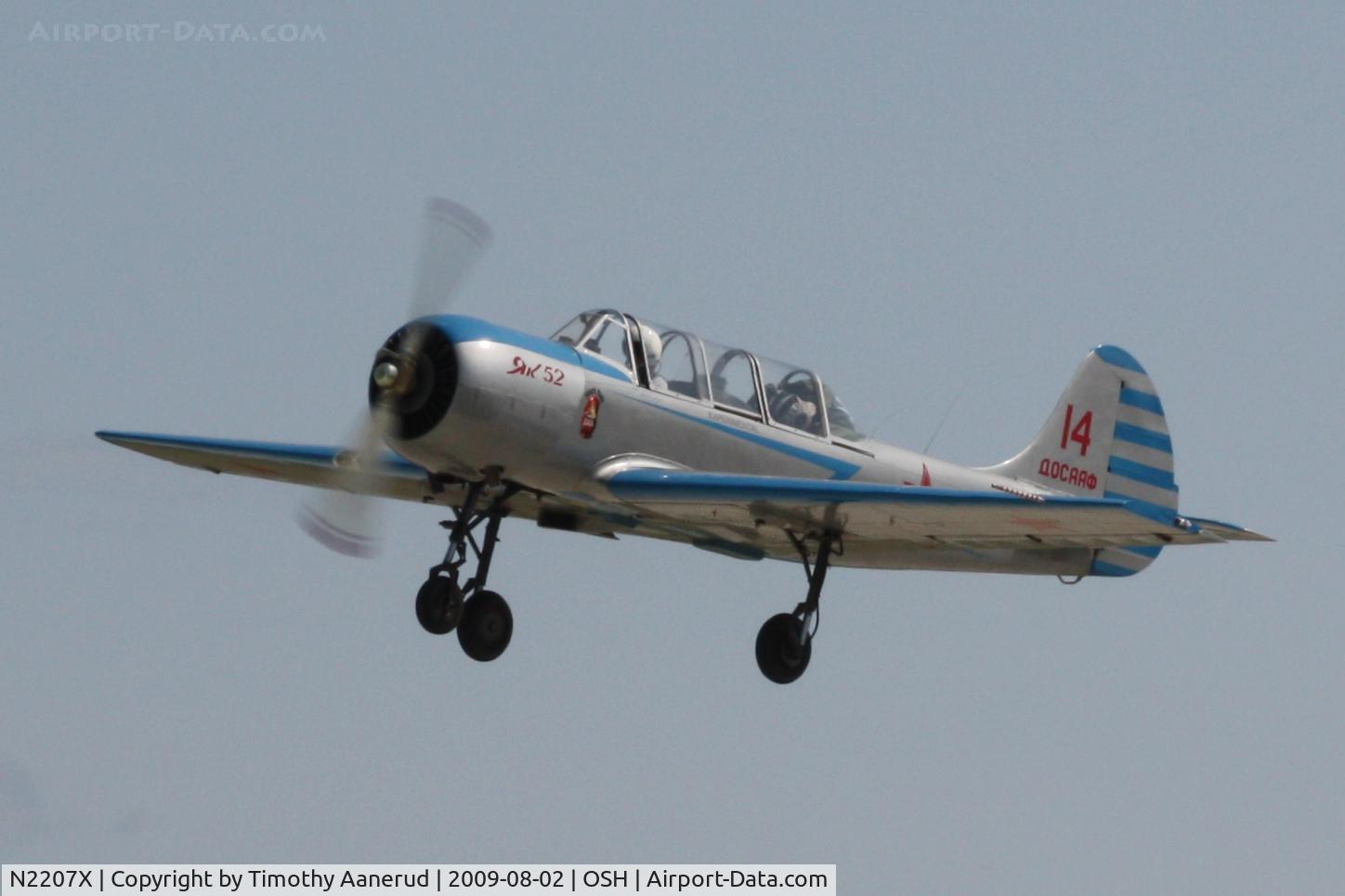 N2207X, 1982 Yakovlev Yak-52 C/N 822014, 1982 Yakovlev YAK 52, c/n: 822014