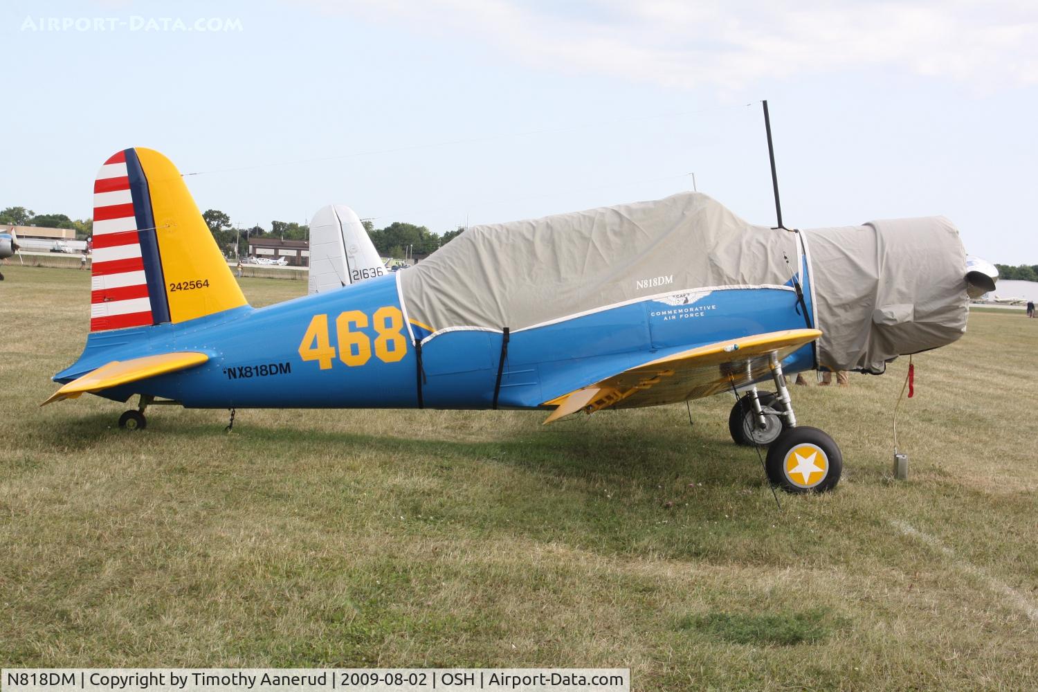 N818DM, 1943 Consolidated Vultee BT-13A C/N 9642, Consolidated Vultee BT-13A, c/n: 9642