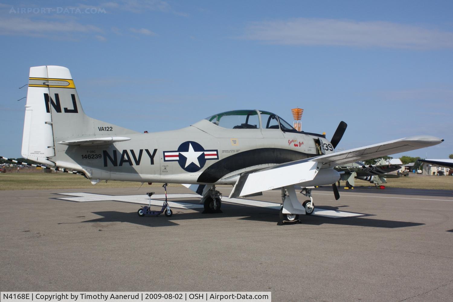 N4168E, 1956 North American T-28C Trojan C/N 252-2, 1956 North American T-28C, c/n: 146239