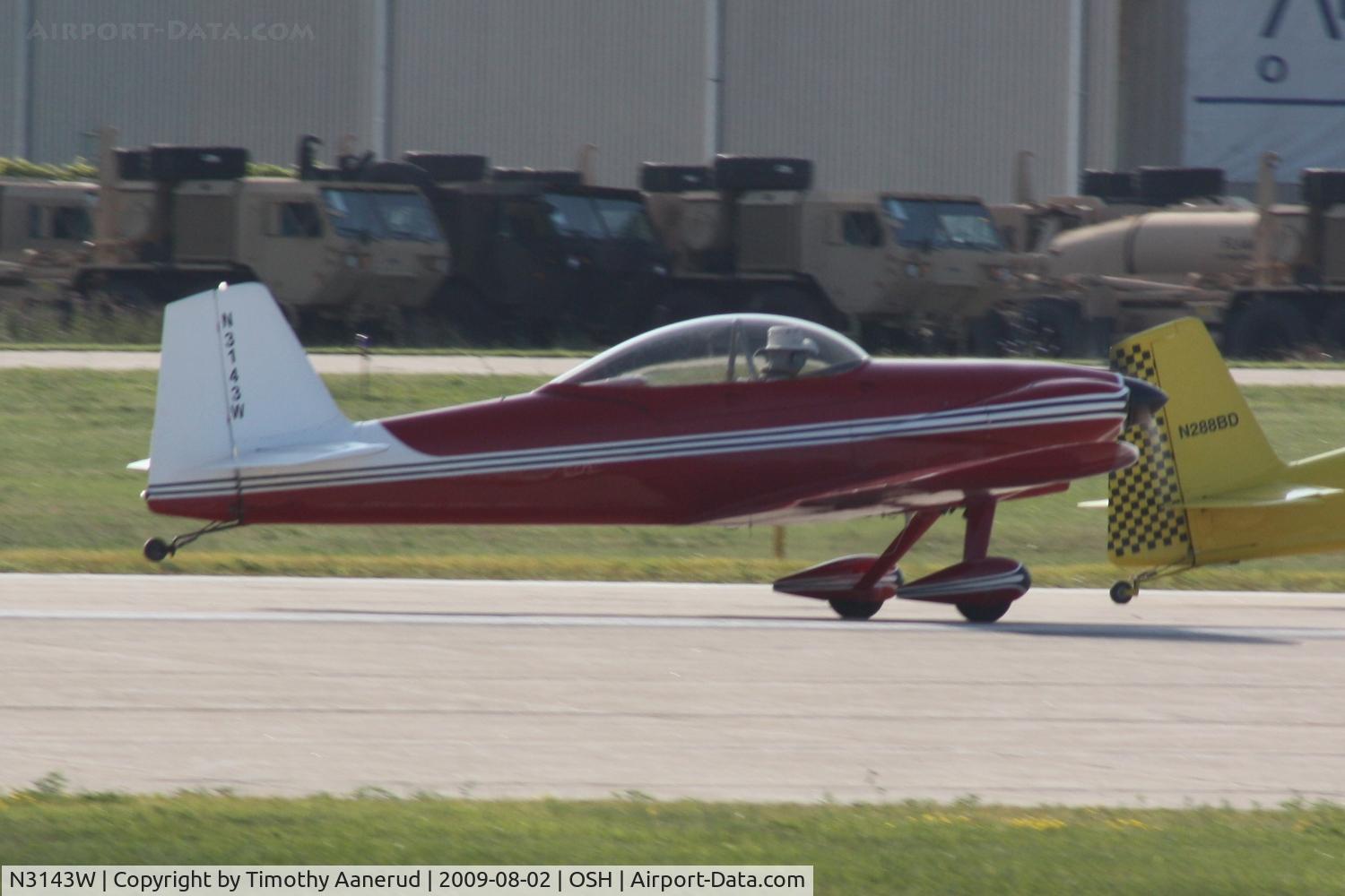 N3143W, 1991 Vans RV-4 C/N 1920, 1991 Loyd Gerald Wayne RV-4, c/n: 1920