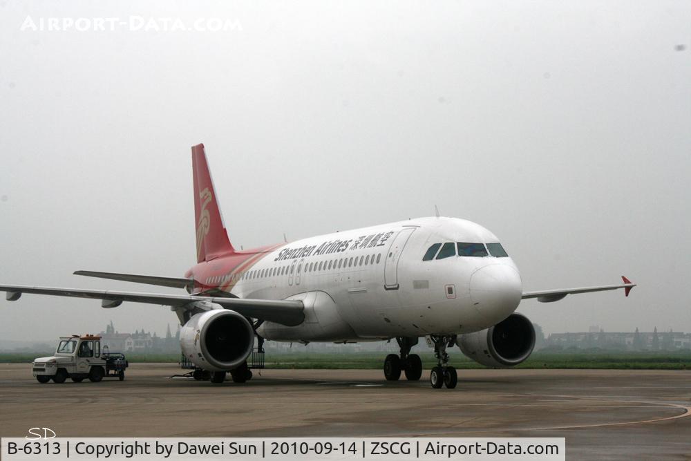 B-6313, 2007 Airbus A320-214 C/N 3132, shenzhen airlines