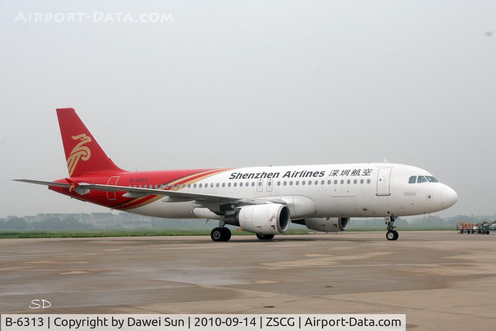B-6313, 2007 Airbus A320-214 C/N 3132, shenzhen airlines