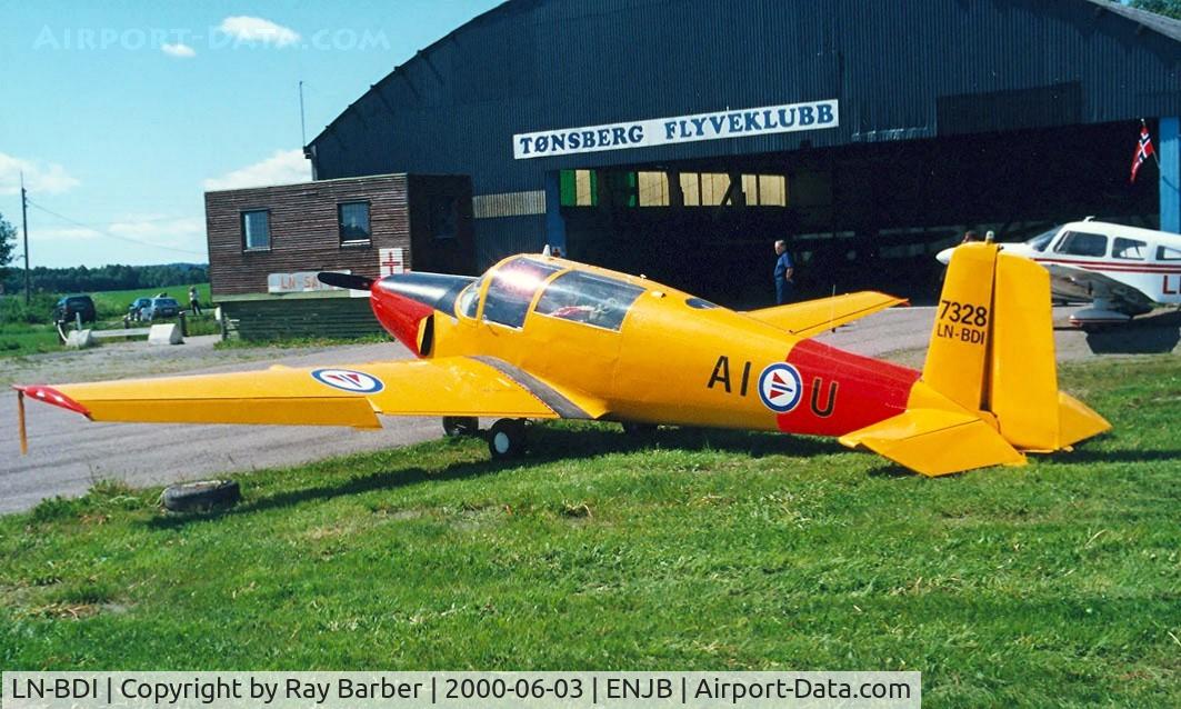LN-BDI, Saab 91B-2 Safir C/N 91-328, Saab S.91B-2 Safir [91-328] Jarlsberg~LN 03/06/2000