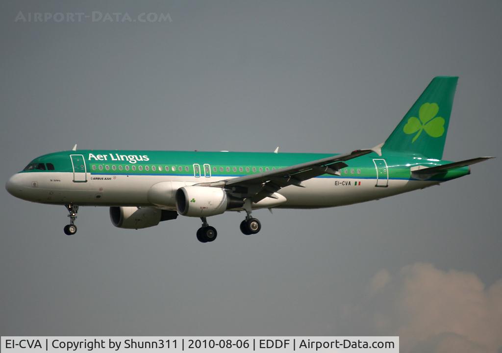 EI-CVA, 2000 Airbus A320-214 C/N 1242, Landing rwy 25R