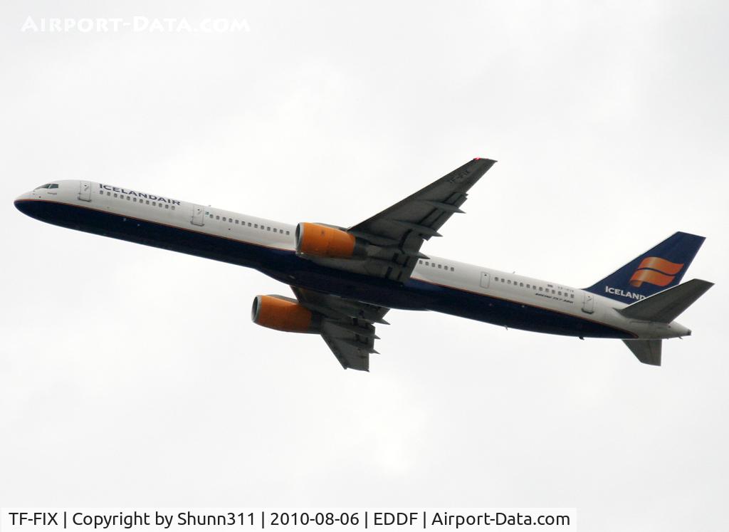 TF-FIX, 2002 Boeing 757-308 C/N 29434, Taking off rwy 25R