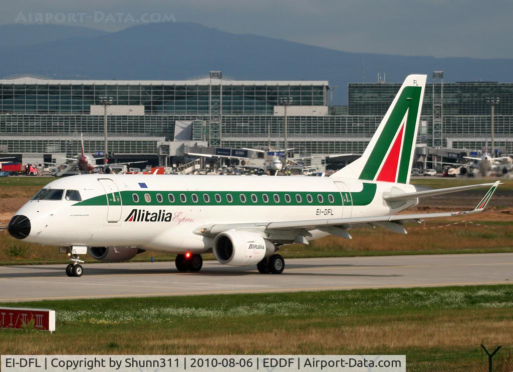 EI-DFL, 2004 Embraer 170LR (ERJ-170-100LR) C/N 17000036, Taxiing holding point rwy 18 for departure...