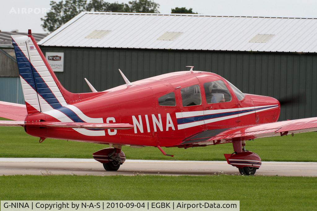 G-NINA, 1977 Piper PA-28-161 Cherokee Warrior II C/N 28-7716162, LAA Rally 2010