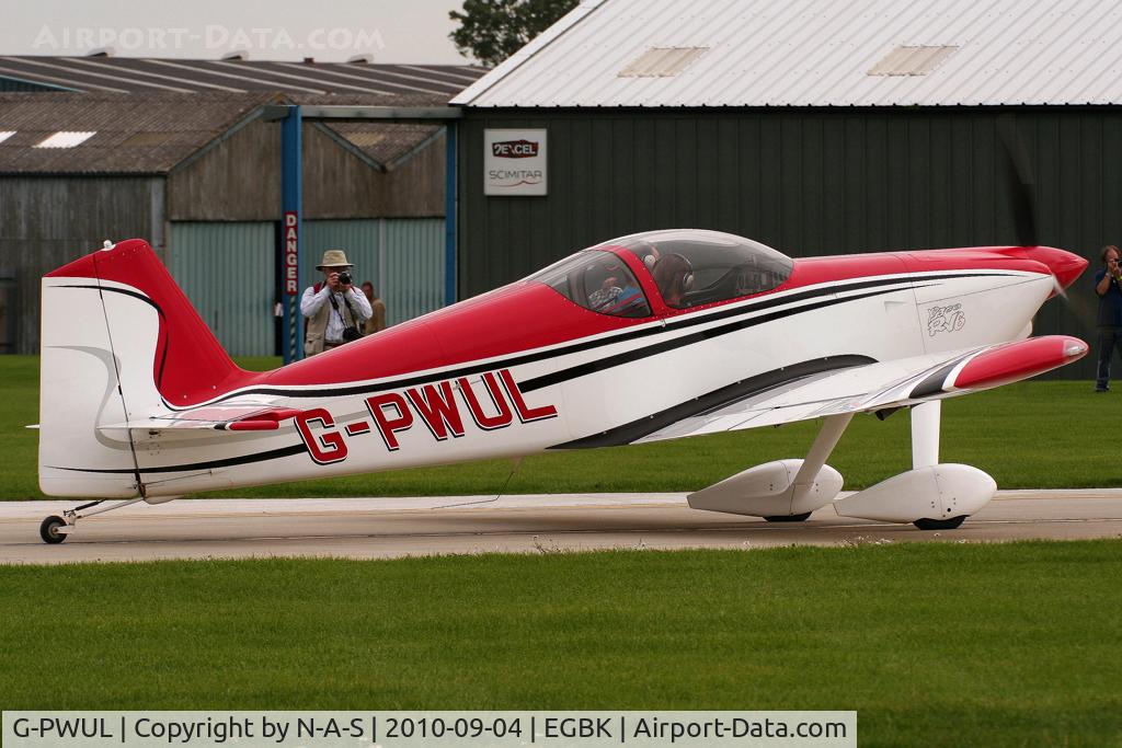 G-PWUL, 2006 Vans RV-6 C/N PFA 181-12773, LAA Rally 2010